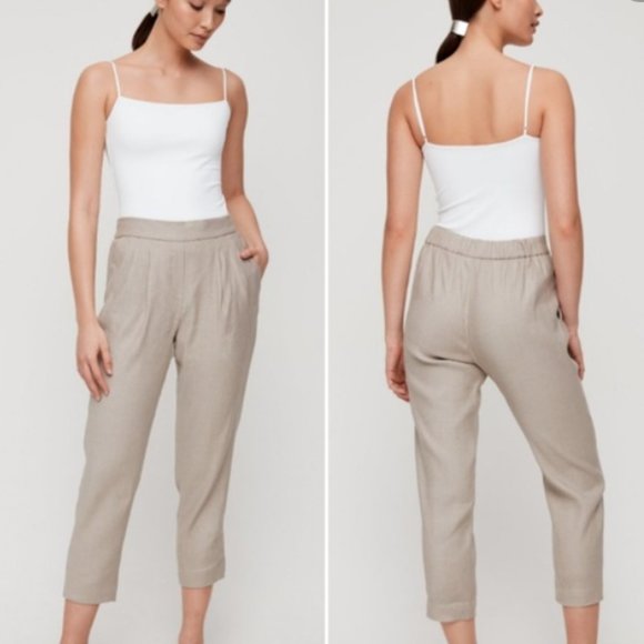 Babaton Cohen Pants in Linen - Picture 1 of 4